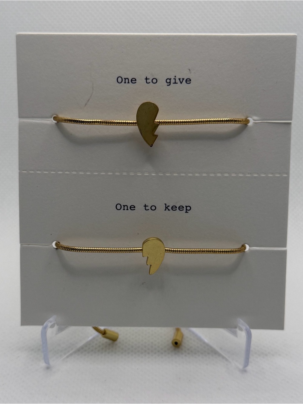 Madewell Friendship Chain Bracelet Set in vintage gold NEW